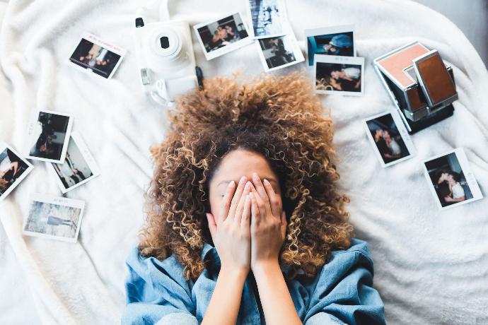 femme et photo 