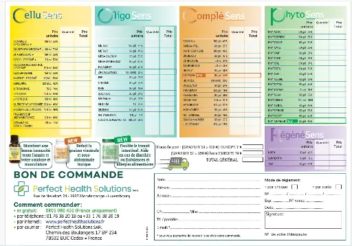 Bon de commande 2026 FR