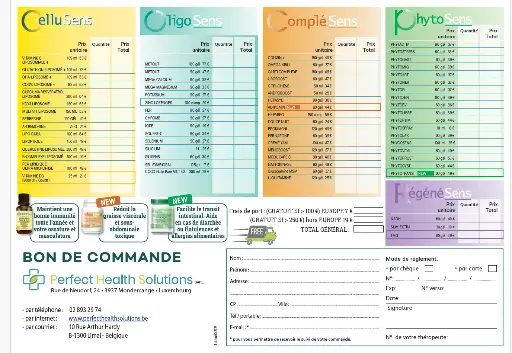 Bon de commande 2026 BE