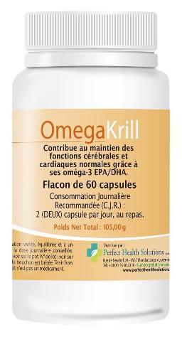 FLACON DE COMPLEMENT ALIMENTAIRE OMEGA KRILL