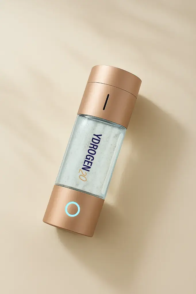 Gourde dorée Ydrogen20  carbone et aluminium LifesPan Plus