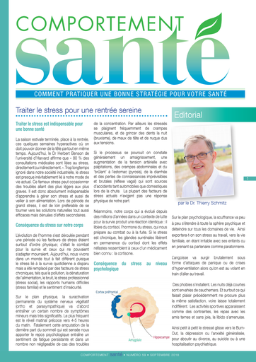 Comportement Santé n°59 Septembre 2018