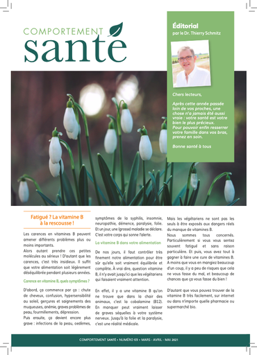 Comportement Santé n°69 Mars/Avril/Mai 2021