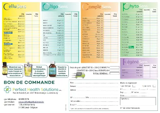 Bon de commande 2025 BE